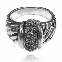 Кольцо со стразами, размер 16 UC126-16