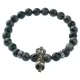 Браслет Ваджра с колоколом, лабрадор, 8мм BSDT1-03