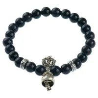 Браслет Ваджра с колоколом, синий авантюрин, 8мм BSDT1-18