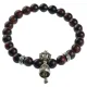 Браслет Ваджра с колоколом, бычий глаз, 8мм BSDT1-20