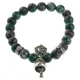 Браслет Ваджра с колоколом, цоизит, 8мм BSDT1-26