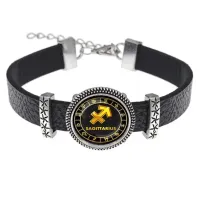 Кожаный браслет Знаки Зодиака - Стрелец BSK2-0032