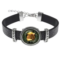 Кожаный браслет Денежный мешок BSK2-0049