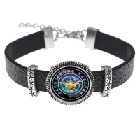 Кожаный браслет Исполнение желаний (лампа Аладдина) BSK2-0051