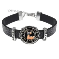 Кожаный браслет Сила есть, ума хватает BSK2-0073