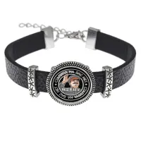 Кожаный браслет Сталина на вас нет BSK2-0090