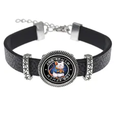 Кожаный браслет Восточный гороскоп - год Крысы BSK2-0099