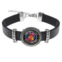 Кожаный браслет Восточный гороскоп - год Дракона BSK2-0103