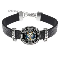 Кожаный браслет Восточный гороскоп - год Собаки BSK2-0109