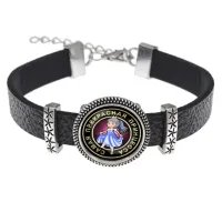 Кожаный браслет Самая прекрасная принцесса BSK2-0113