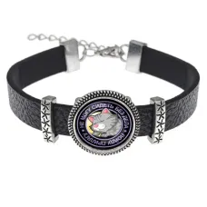 Кожаный браслет Не могу сидеть без дела BSK2-0117