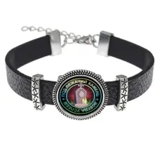 Кожаный браслет Всегда успеем BSK2-0122