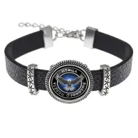 Кожаный браслет Птица высокого полета BSK2-0145