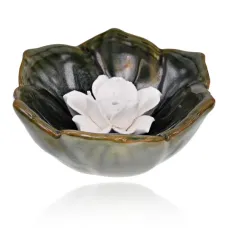 Подставка для благовоний Лотос, d.8см, керамика PBK051