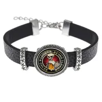 Кожаный браслет Вечно молодой, вечно пьяный BSK2-0158