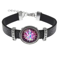 Кожаный браслет Магический кристалл BSK2-0175