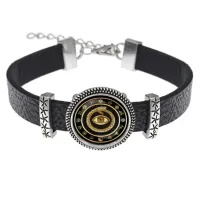 Кожаный браслет Глаз и Уроборос BSK2-0185