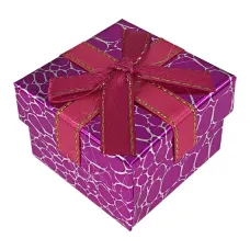 Коробка для колец, 3х5х5см, цвет розовый BOX014-04