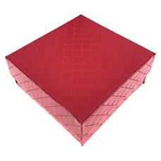 Коробка для бижутерии, 3х7х7см, цвет красный BOX016