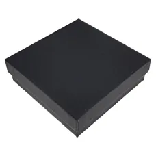 Коробка для бижутерии, 2,5х9х9см, цвет чёрный BOX020