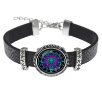 Кожаный браслет Паук BSK2-0214