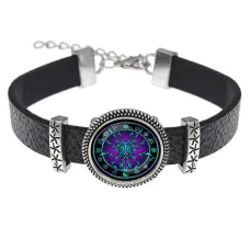 Кожаный браслет Паук BSK2-0214