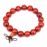 Браслет - четки 13мм красное дерево BS317