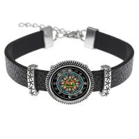 Кожаный браслет Всевидящее око BSK2-0263