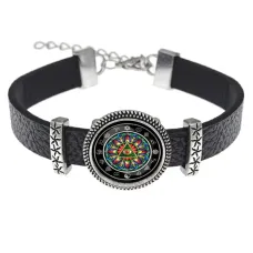 Кожаный браслет Всевидящее око BSK2-0263