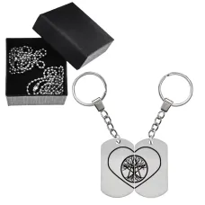 Парные жетоны Древо жизни и пентаграмма BKZB2-001