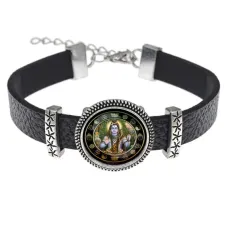 Кожаный браслет Шива BSK2-0276