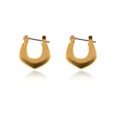 Серьги Подкова, цвет золотой UD128-g
