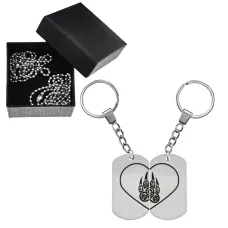 Парные жетоны Волчья лапа BKZB2-013