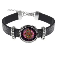 Кожаный браслет Хамса BSK2-0294