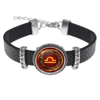 Кожаный браслет Знаки Зодиака - Весы BSK2-0306