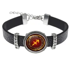 Кожаный браслет Знаки Зодиака - Стрелец BSK2-0308