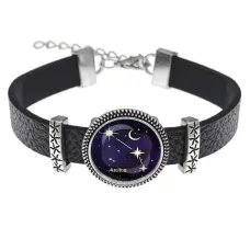 Кожаный браслет Знаки Зодиака - Овен BSK2-0312