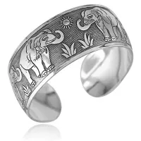 Безразмерный браслет Слон, 2,5см BS464-1