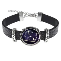 Кожаный браслет Знаки Зодиака - Дева BSK2-0317