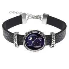 Кожаный браслет Знаки Зодиака - Скорпион BSK2-0319