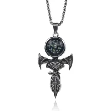 Амулет Компас на цепочке, 3х6см AC090