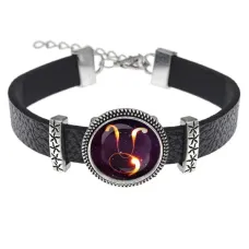 Кожаный браслет Знаки Зодиака - Телец BSK2-0325