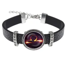 Кожаный браслет Знаки Зодиака - Весы BSK2-0330
