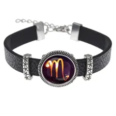 Кожаный браслет Знаки Зодиака - Скорпион BSK2-0331