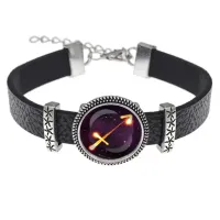 Кожаный браслет Знаки Зодиака - Стрелец BSK2-0332