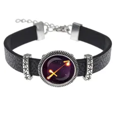 Кожаный браслет Знаки Зодиака - Стрелец BSK2-0332