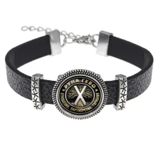 Кожаный браслет Руна Гебо BSK2-0343