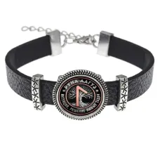 Кожаный браслет Руна Лагуз BSK2-0346