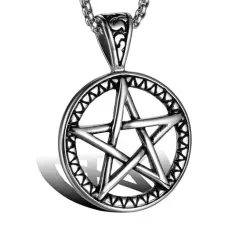 Амулет Пентаграмма на цепочке, d.3см AC103