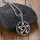 Амулет Пентаграмма на цепочке, d.3см AC103